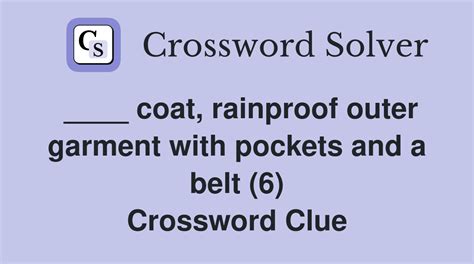 outer garment crossword clue|outer garment crossword answer.